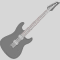 Black Strat Guitar